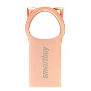 Накопитель USB 8Gb Smartbuy MC5 Metal Kitty розовый