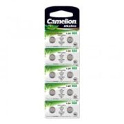 Батарейка AG8, LR1120 - Camelion AG08 (LR1120/LR55/391) 10BL 10/100/3600