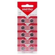 Батарейка AG9, LR936 - Smartbuy AG9 LR936/LR45/394 10BL 10/200/2000