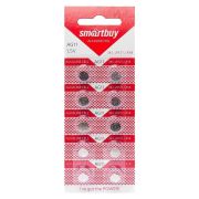 Батарейка AG11, LR721 - Smartbuy AG11 LR721/LR58/362 10BL 10/200/2000