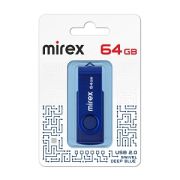 Накопитель USB 64Gb Mirex Swivel синий