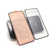 Защитное стекло для Honor X9a чёрное с рамкой закруглённые края тех.пак.