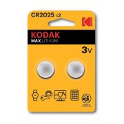Батарейка CR2025 - Kodak CR2025 2BL 2/60/240