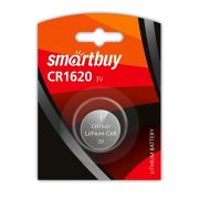 Батарейка CR1620 - Smartbuy CR1620 1BL 1/12/720