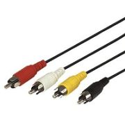 Аудиокабель - Кабель 4RCA (m) - 4RCA (m) 1.5м Rexant (17-0302)