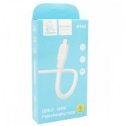 Кабель USB - MicroUSB VDenmenv D28V, 2.4A, 1м, белый