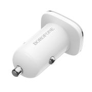 Адаптер Автомобильный - Borofone BZ12A, 1USB/QC3.0 белый