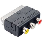 Переходник SCART (m) - 3RCA (f) Perfeo A-7007 чёрный