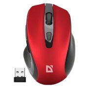 Мышь беспроводная Defender Prime MB-053 бесшумная красная