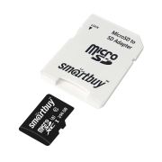 Карта памяти 256GB - Smartbuy карта памяти microSDHC сlass 10 с адаптером UHS-I U3