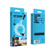 Кабель USB - Type-C Borofone BX31, 3A, 1м, силиконовый, белый