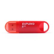 Накопитель USB 8Gb Exployd 570 красный