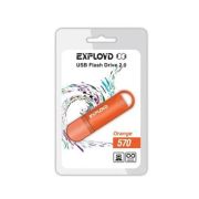 Накопитель USB 16Gb Exployd 570 оранжевый