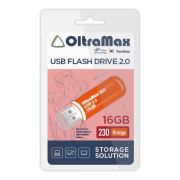 Накопитель USB 16Gb OltraMax 230 оранжевый