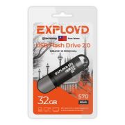 Накопитель USB 32Gb Exployd 570 чёрный