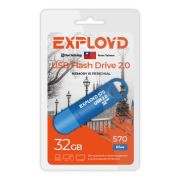 Накопитель USB 32Gb Exployd 570 синий