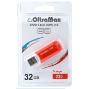Накопитель USB 32Gb OltraMax 230 оранжевый