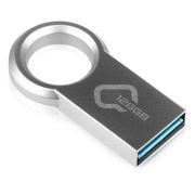 Накопитель USB 128Gb Qumo Ring металлик USB3.0