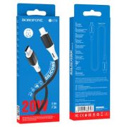 Кабель Type-C - Lightning Borofone BX79, 3А/PD20W, чёрный
