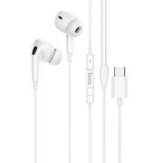 Наушники с микрофоном разъём Type-C Hoco M101 Pro белые