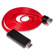 Видеокабель - Кабель HDMI (m) - Lightning (m) с питанием через USB 2м
