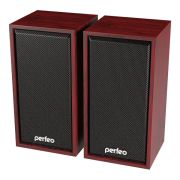 Акустика Perfeo - Компьютерные колонки Perfeo Cabinet 6W махагон