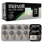 Батарейка 377, SR626SW - Maxell 377 SR626SW/10BOX G4 Hologram