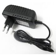 Блок питания 12V, пласт, корпус 2А/24W. Вход 100-240V, вилка на блоке, штекер 5,5*2,5, IP20