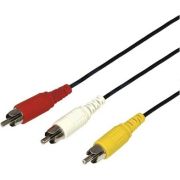 Аудиокабель - Кабель 3RCA (m) - 3RCA (m) 7м Rexant (17-0207) чёрный
