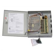 Блок питания 12V, метал. BOX 15А/180W/18CH, Вход 220-240W, Размер 220х320х48 мм, клеммник