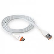 Кабель USB - MicroUSB Walker C565, 2.4A, 1м,  белый