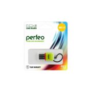 Картридер Perfeo R008 USB-MicroSD зелёный