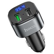 Модулятор Автомобильный FM трансмиттер Hoco E67 чёрный