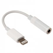 Переходник Lightning (m) - AUX (f) аудио конвертер Walker WA-020 кабель 9 см белый