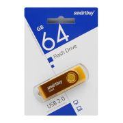 Накопитель USB 64Gb Smartbuy Twist жёлтый