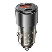Адаптер Автомобильный - Borofone BZ20A, 1USB/1USB-C/QC3.0/PD65W чёрный