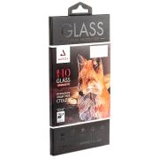 Защитное стекло для Realme C30 чёрное Amfox 2.5D Full glue