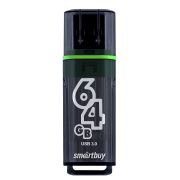 Накопитель USB 64Gb Smartbuy Glossy серый USB3.0