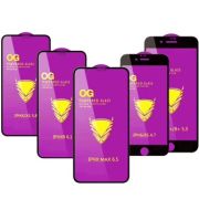 Защитное стекло для iPh 14 Pro чёрное 3D тех.пак. OG