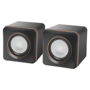 Акустика Defender SPK-33 - Компьютерные колонки Defender 5W чёрные/оранжевый