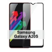 Защитное стекло для Samsung A20s/A207 чёрное Walker 2.5D Full glue