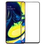 Защитное стекло для Samsung A80/A805/А90 (2019) чёрное Walker 2.5D Full glue