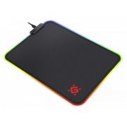 Коврик для мыши Defender Black L Light RGB ткань+резина размер 350*300*4 мм
