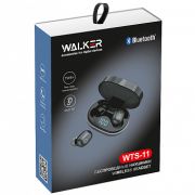 Наушники беспроводные TWS Walker WTS-11 чёрные
