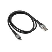Кабель USB - MicroUSB Borofone BX64, 2.4A, 1м, силиконовый, чёрный