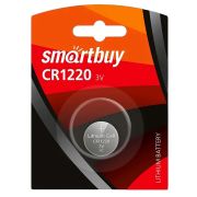 Батарейка CR1220 - Smartbuy CR1220 1BL 1/12/720