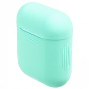 Чехол для AirPods силиконовый мятный