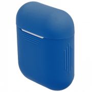 Чехол для AirPods силиконовый синий