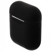 Чехол для AirPods силиконовый чёрный