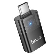 Переходник Type-C (m) - USB (f) Hoco UA36B OTG чёрный